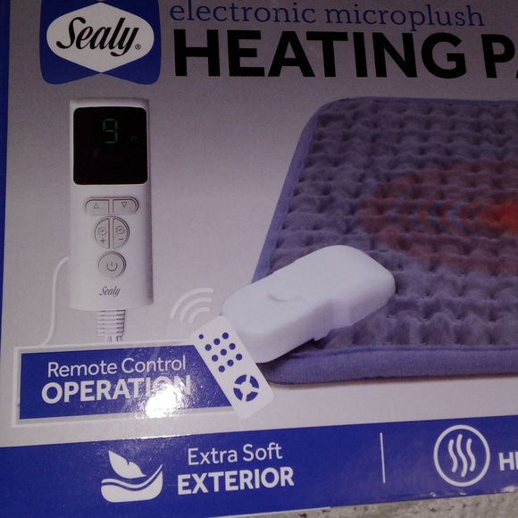 💥EXTRA LARGE MICROPLUSH HEATING PAD ELECTRONIC HEAT THERAPY BRAND NEW IN BOX - Picture 2 of 10